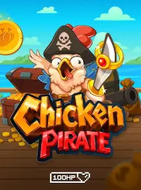Chicken Pirate crash game at WOLFKINGX COM