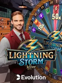Lightning Storm game show at WOLFKINGX COM